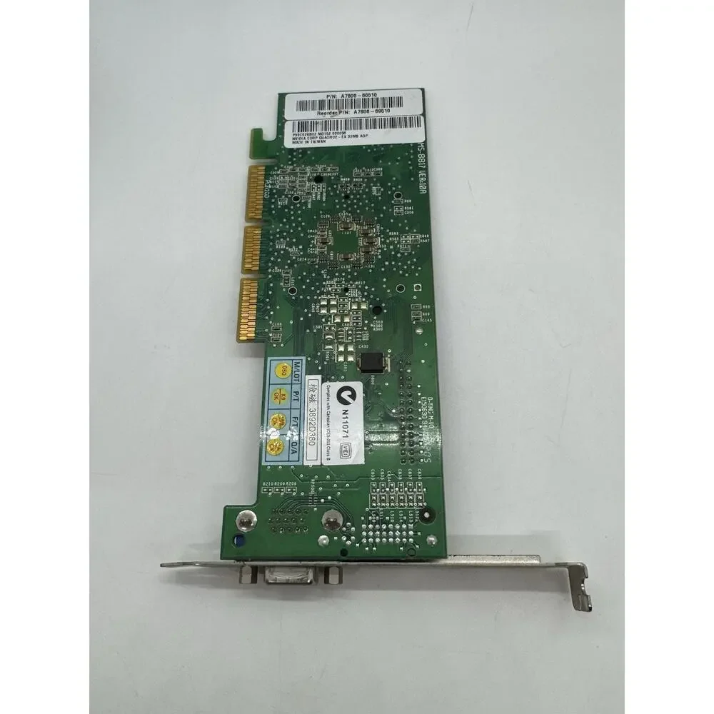 NVIDIA Quadro2 MXR EX 32MB AGP Graphics Card VGA P390CXB02 Untested Vintage